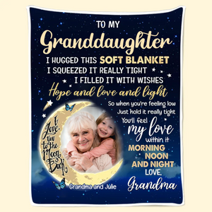 Custom Photo You'll Feel My Love Within It - Gift For Family Members - Personalized Blanket