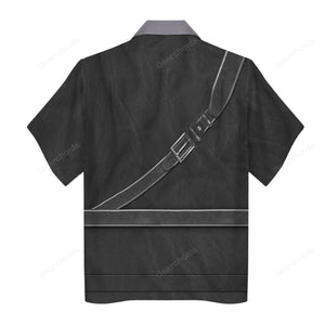 Dark Link Attire Black - Costume Cosplay Hawaiian Shirt ZDHS03