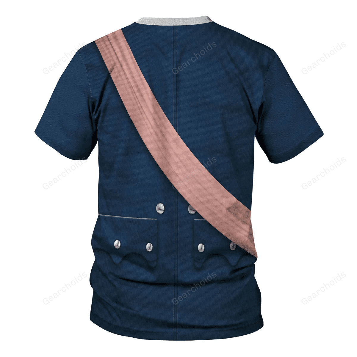 George Washington In Uniform As Colonel Uniform Costume Cosplay T-Shirt