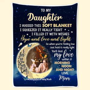 Custom Photo You'll Feel My Love Within It - Gift For Family Members - Personalized Blanket