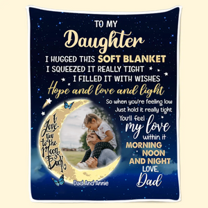 Custom Photo You'll Feel My Love Within It - Gift For Family Members - Personalized Blanket