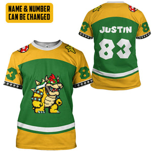 Personalized Bowser Sports - Costume Cosplay T-Shirt 3D