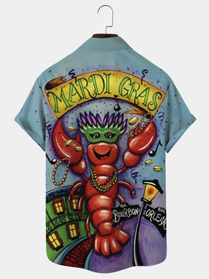 Mardi Gras Lobster Mania Holiday - Gift For Family, Friends - Hawaiian Shirt