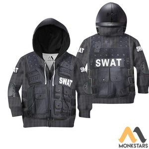 SWAT Costume Cosplay - Kid T-shirt