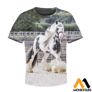 Friesian Horse Kid T-shirt