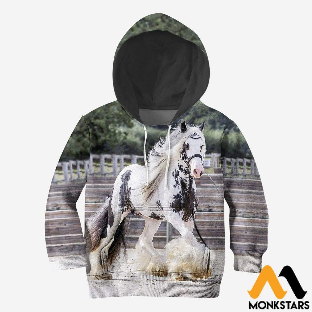 Friesian Horse Kid T-shirt