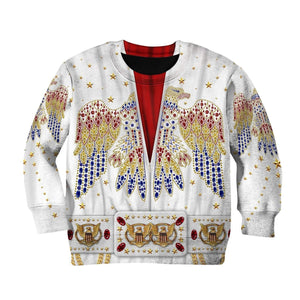 Elvis Aloha Costume From Hawaii - Kid Hoodie ELHS01