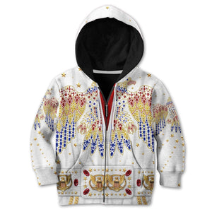 Elvis Aloha Costume From Hawaii - Kid Hoodie ELHS01