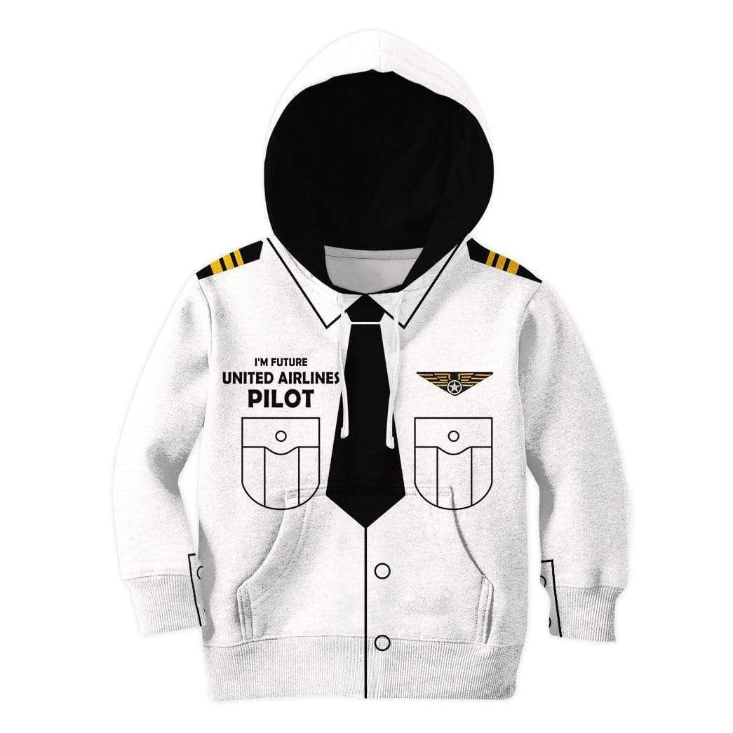 I'm Future United Airlines Pilot Costume Cosplay - Kid T-shirt