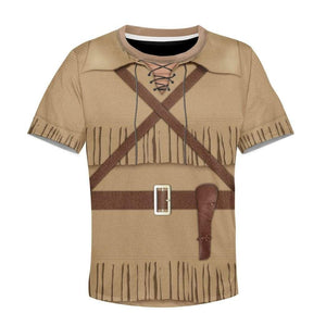 Daniel Boone Costume Cosplay - Kid T-shirt