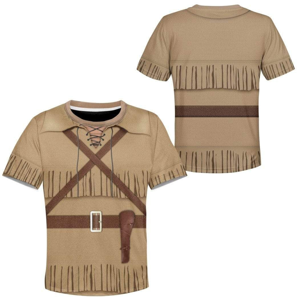 Daniel Boone Costume Cosplay - Kid T-shirt