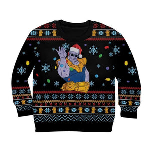 Thanos Christmas Kid T-shirt