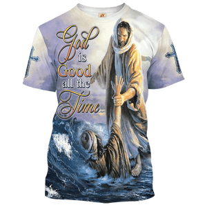 God Is Good All The Time T-shirt For Men