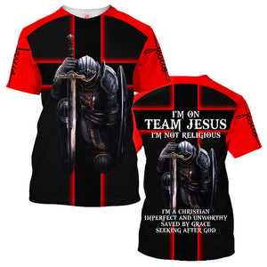 I'M On Team Jesus I'M Not Religious T-shirt