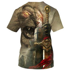 Jesus Lion With Sword T-shirt