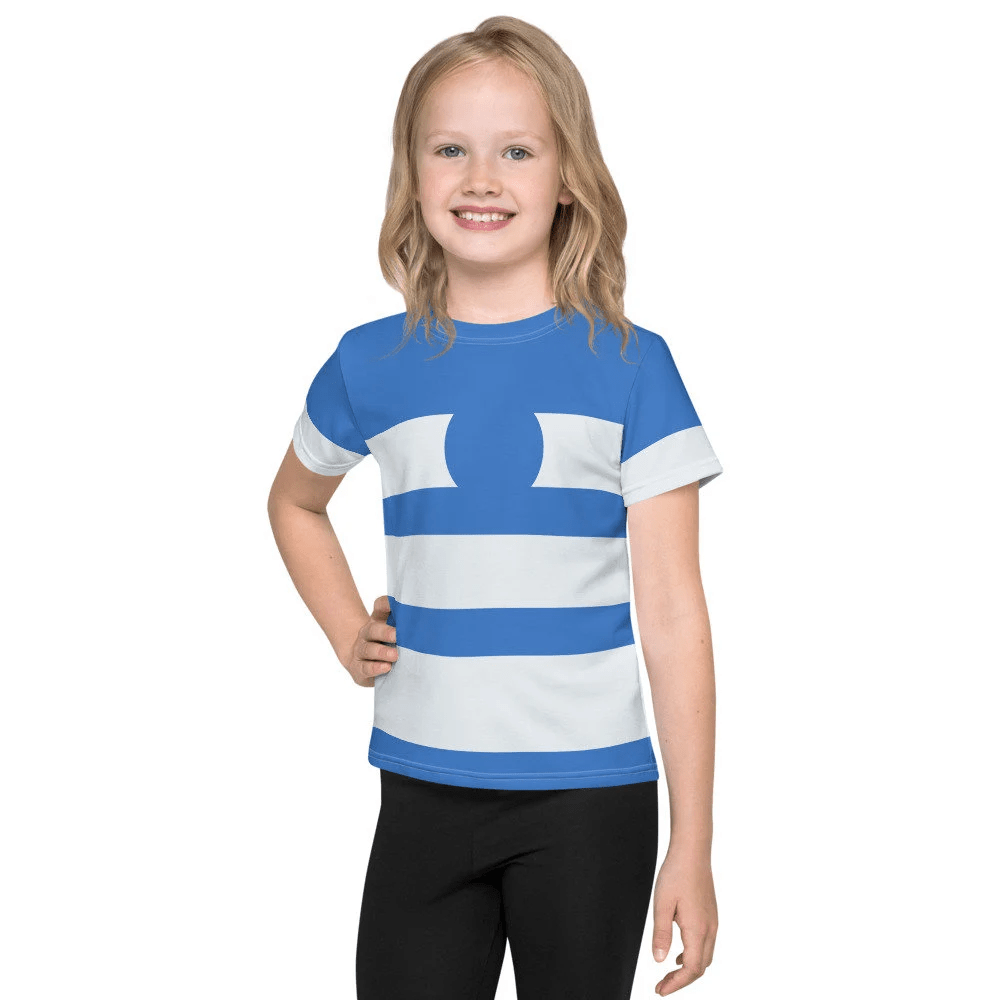 Hero Stripes Alolan Ash Costume Cosplay - Kids T-Shirt