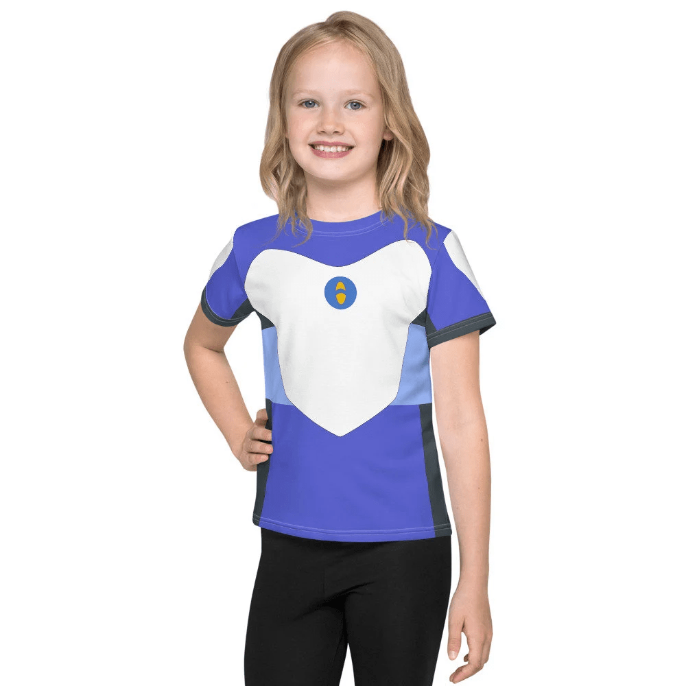 Ash Ultra Guardian Blue Costume Cosplay - Kids T-Shirt