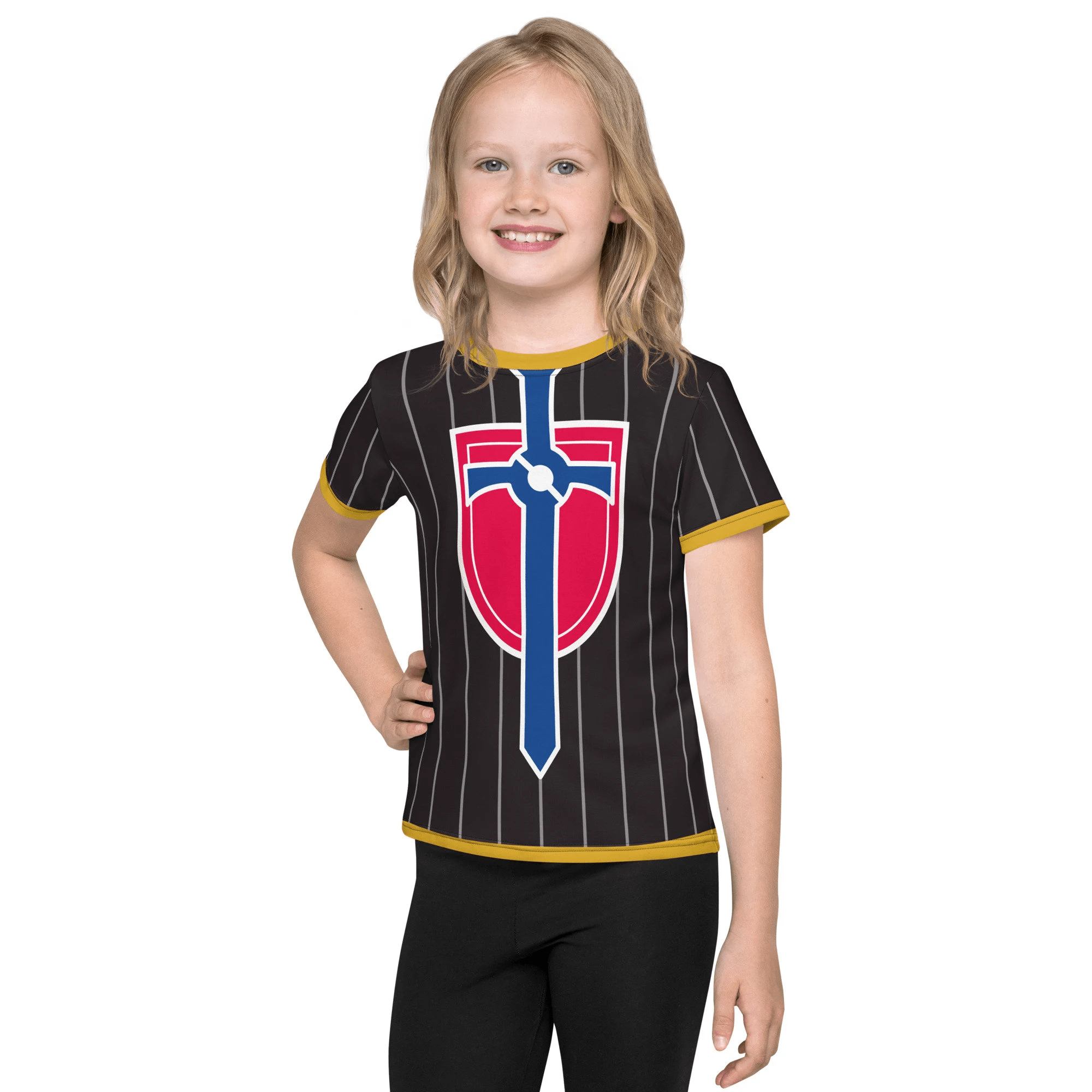 Champion Leon Sword and Shield Costume Cosplay - Kids T-Shirt