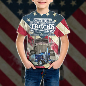 American Trucker Kid T-shirt QT212052