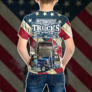 American Trucker Kid T-shirt QT212052