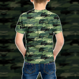 Crocodile Camo Kid T-shirt QT211006