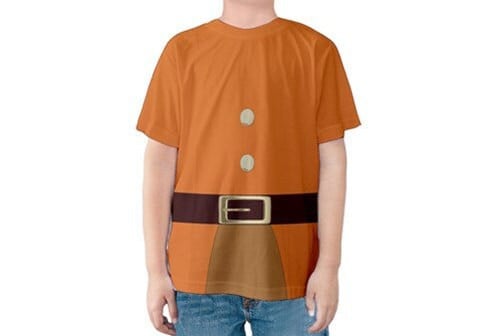 Snow White Dwarfs Doc Costume Cosplay - Kid Tshirt