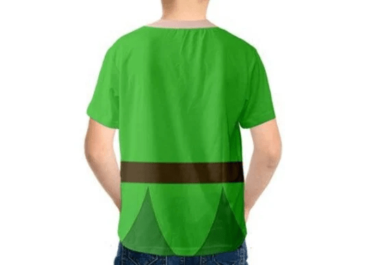 Peter Pan Neverland 3D Costume Cosplay - Kid T-shirt