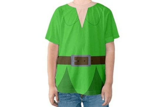 Peter Pan Neverland 3D Costume Cosplay - Kid T-shirt