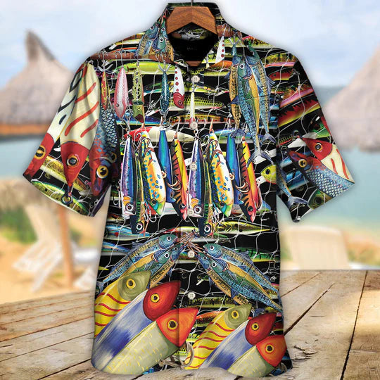 Fishing A Little Bait Catches A Big Fish - Hawaiian Shirt