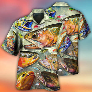 Fishing Is My Life Big Fish - Hawaiian Shirt