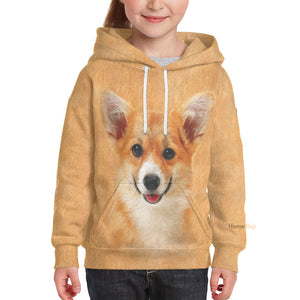 Corgi Costume Cosplay - Kid Hoodie