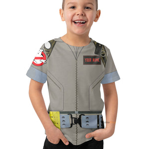 Personalized Custom Name Ghostbusters 1984  Cosplay Costume - Kid T-shirt