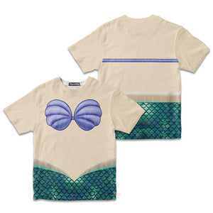 Ariel Mermaid  Cosplay Costume - Kid T-shirt