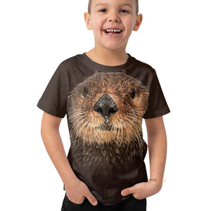 Otter - 3D Kid Tshirt