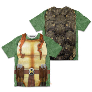 Michelangelo TMNT Mike Mikey Cosplay Costumes - Kid Tshirt