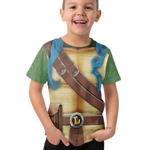 Leonardo TMNT Leo  Cosplay Costumes - Kid Tshirt