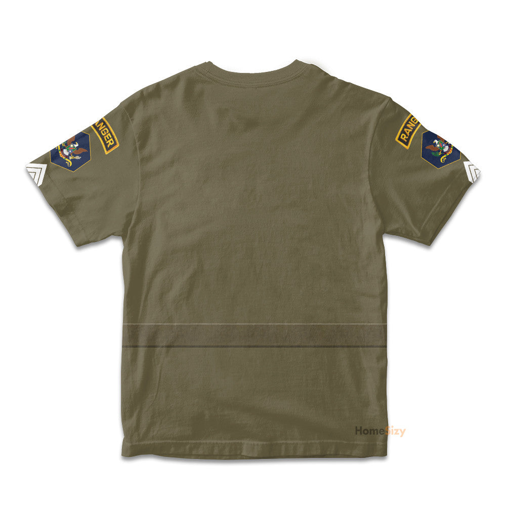 US Green Army Cosplay Costumes - Kid Tshirt