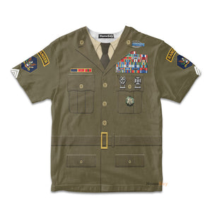 US Green Army Cosplay Costumes - Kid Tshirt