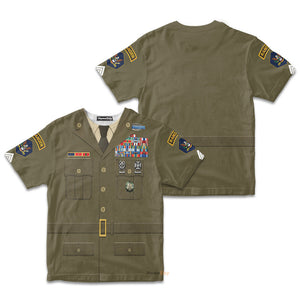 US Green Army Cosplay Costumes - Kid Tshirt