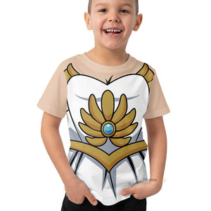 Master Of The Universe She Ra  Cosplay Costumes - Kid Tshirt