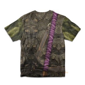 Donatello TMNT Don Donnie Purple  Cosplay Costumes- Kid Tshirt