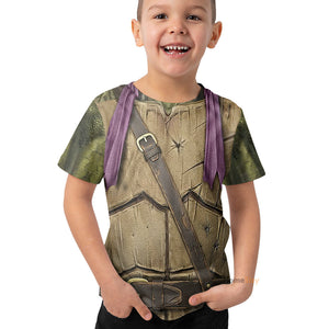 Donatello TMNT Don Donnie Purple  Cosplay Costumes- Kid Tshirt