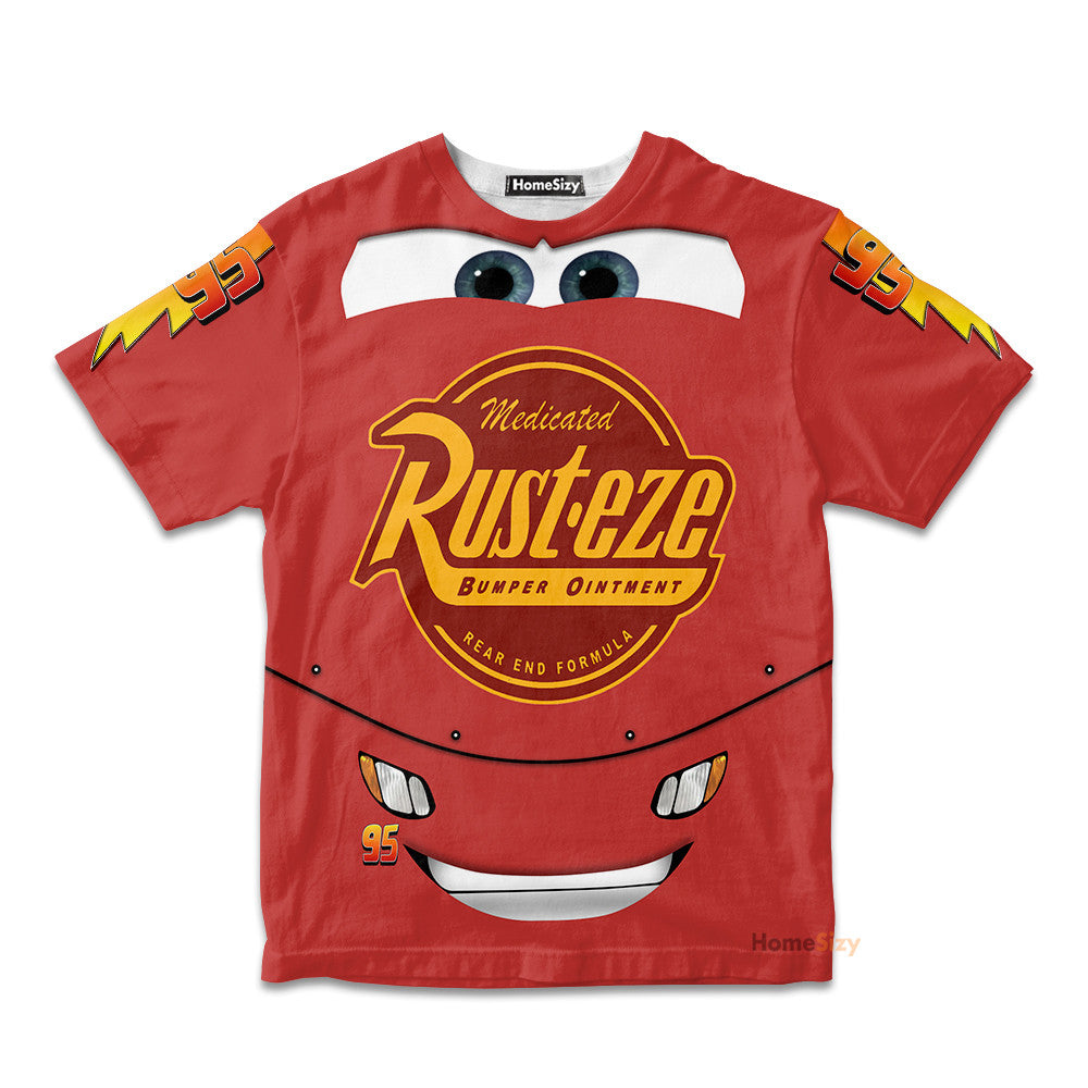 Lightning McQueen  Cosplay Costumes - Kid Tshirt