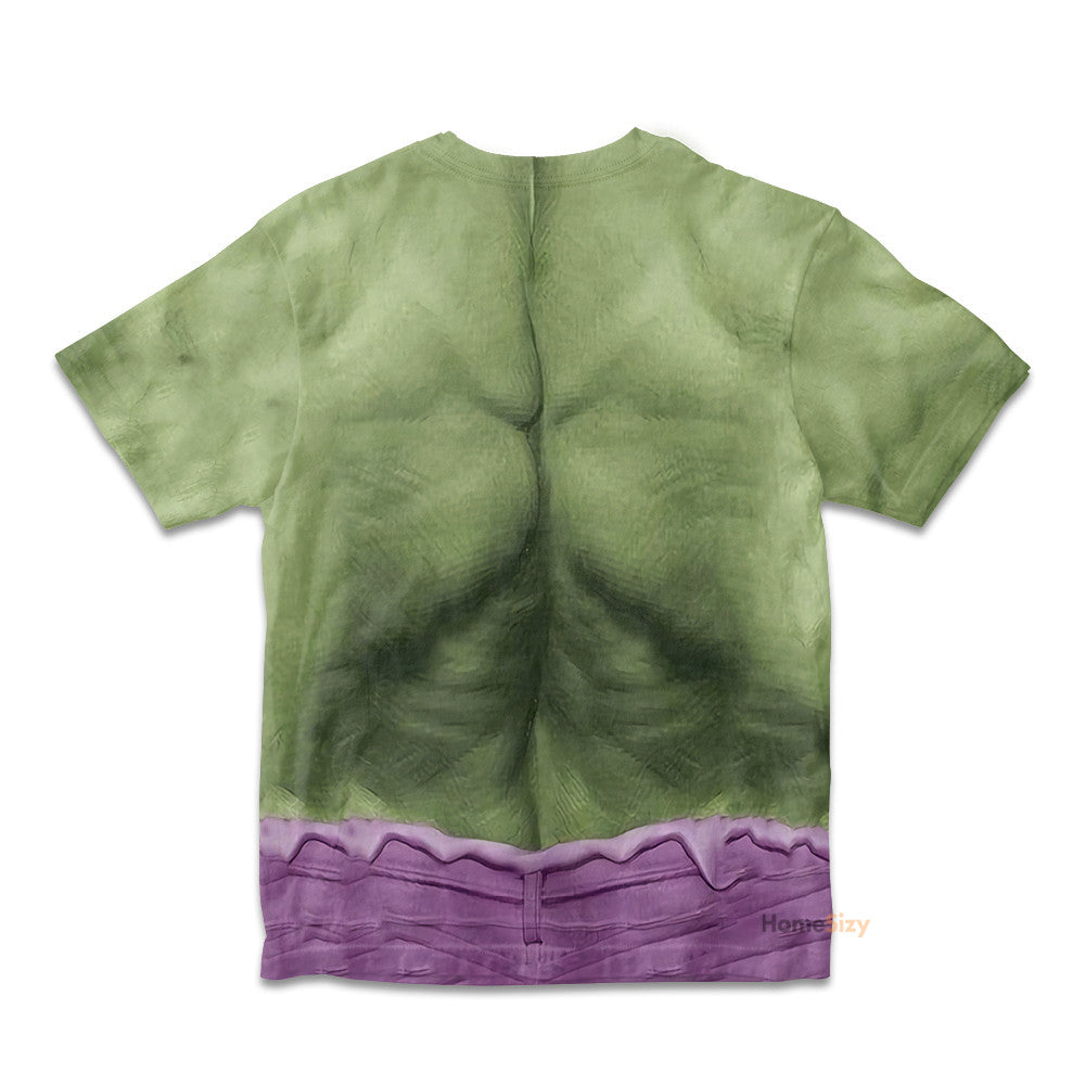 Incredible Hulk Cosplay Costume - Kid Tshirt