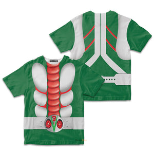 Kamen Rider V3 Cosplay Costume - Kid Tshirt