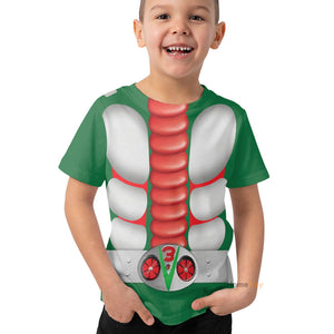 Kamen Rider V3 Cosplay Costume - Kid Tshirt