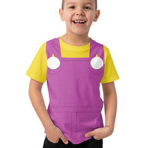 Wario Cosplay Costume - Kid Tshirt