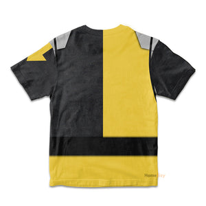 Power Rangers HyperForce Yellow Cosplay Costume - Kid Tshirt