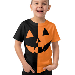 Pumpkin Halloween - 3D Kid Tshirt