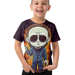 Halloween The Chibi of Michael Myers - Kid Tshirt